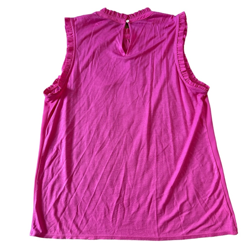 Loft Ruffle Sleeveless Tank Top - Picture 3 of 8